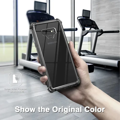 Miniatura 5 de Dexnor Funda para Galaxy Note 9 con protector de pantalla transparente de grado militar resistente 360 cuerpo completo protector a prueba de golpes