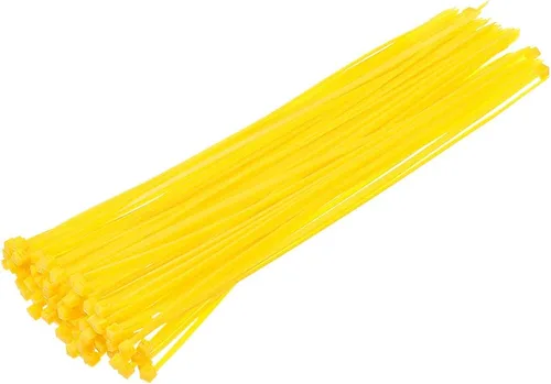 Miniatura 23 de uxcell Bridas para cables de nailon con cierre automático de 4 pulgadas, color rosa, 100 unidades Rosado