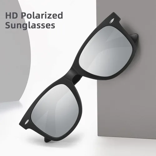 Miniatura 107 de MEETSUN Polarized Sunglasses for Women Men Classic Retro Square Frame Driving Sun Glasses UV Protection