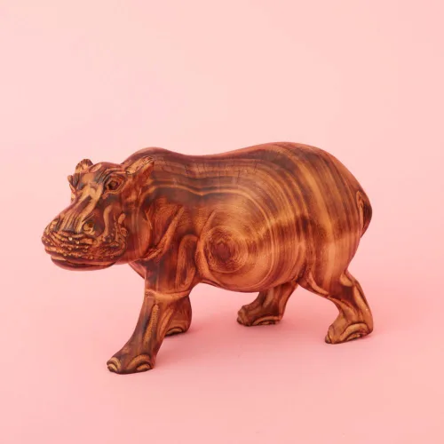 Miniatura 9 de Estatua Alta de Jirafa de Madera, Estatuas, Figurillas de Animales, Acentos de Decoración del Hogar, Sala de Estar, Oficina, Escritorio, Mesa