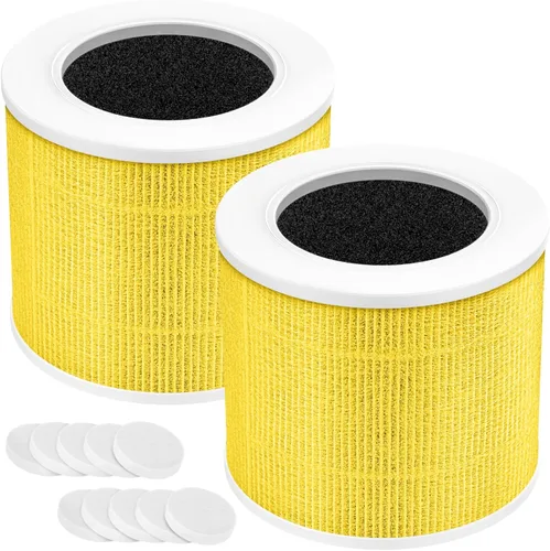 Miniatura 8 de Filtro de Repuesto Core Mini Compatible con Purificador de Aire LEVOIT Core Mini, Core Mini-P, Reemplaza la Parte #Core Mini-RF, 2 Filtros y 10