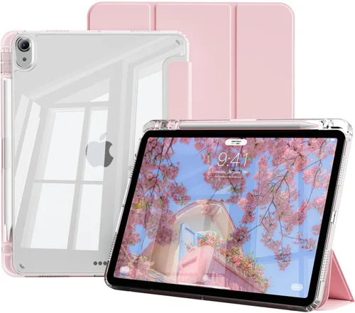 Miniatura 15 de Funda para iPad Air de 11 pulgadas M3/M2 (2025/2024), iPad Air de 5ª/4ª generación (2022/2020) de 10.9 pulgadas con soporte para lápices, funda