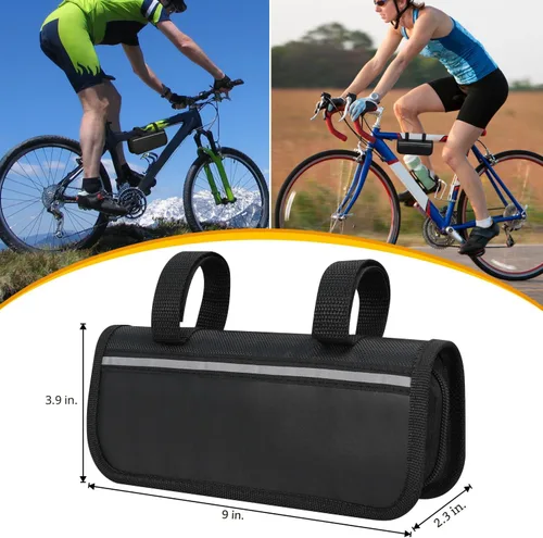 Miniatura 7 de Kit de Reparación de Bicicleta, Bolsa de Reparación de Bicicleta con Bomba de Neumáticos, Kit de Herramientas de Bicicleta para Viajes de Camping