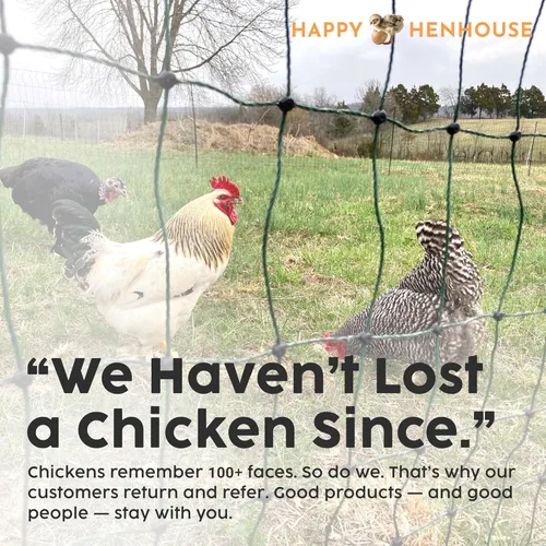 Miniatura 8 de Cargador de cerca eléctrica Happy Henhouse - Encendido potente de 110V CA enchufable energizador de cerca para gallinas, granjas pequeñas y jardines