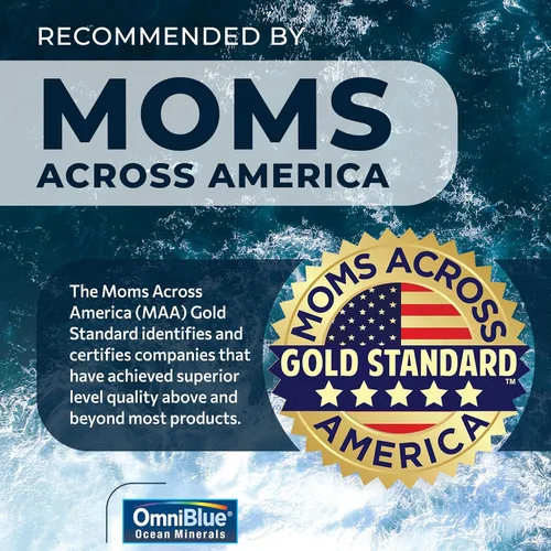 Miniatura 7 de OmniBlue Ocean Minerals - Más de 70 oligoelementos y magnesio líquido - Potasio, cloruro - Bajo en sodio - Apoyo natural para el sueño, digestión