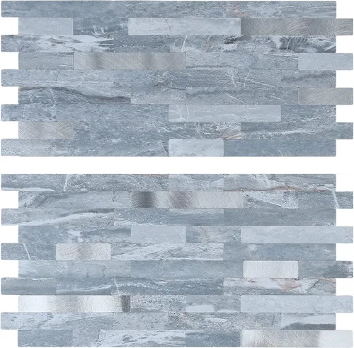 Miniatura 10 de Midcard 20 hojas de azulejos de pared de PVC para salpicaduras, para salpicaduras de cocina