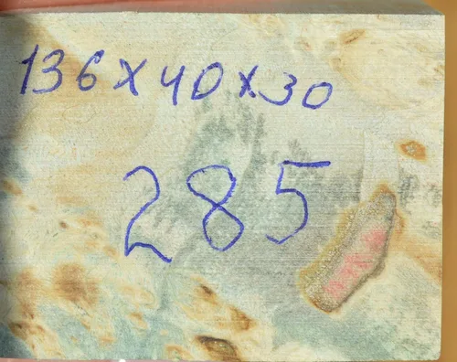 Miniatura 5 de Estabilizado BURL Madera Bloque de madera Torneado en blanco Mango Cuchillos Cuchillo Cactus Jugo Estabilizador (#285)