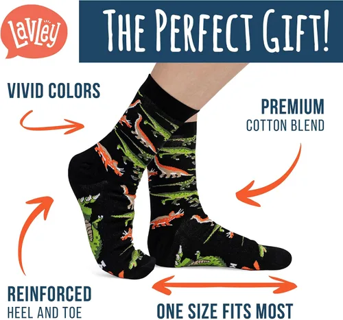 Miniatura 79 de Lavley Calcetines divertidos para adultos, regalos novedosos y rellenos de calcetines para hombres, mujeres y adolescentes, talla única