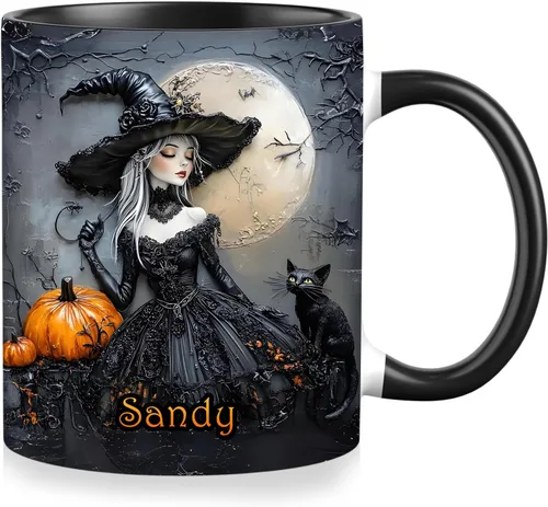 Miniatura 29 de Se envía al día siguiente, tazas personalizadas de Navidad para mejores amigas, elige 2-6 nombres taza de café de amistad personalizada para mejor