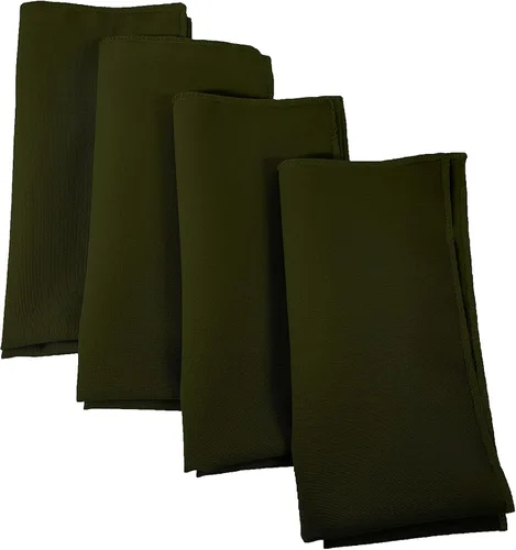 Miniatura 103 de LA Linen Paquete de 10 servilletas de popelina de poli, servilletas de tela suave, servilletas lavables y reutilizables, servilletas de mesa