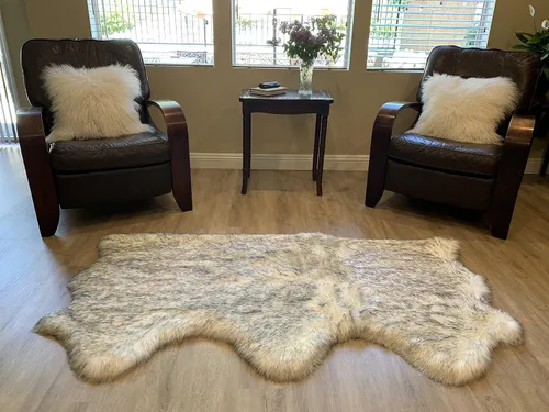 Miniatura 89 de LAMBZY Alfombra de pelo de oveja sintética, hipoalergénica, súper suave, sedosa para sala de estar, habitación de los niños, sofá
