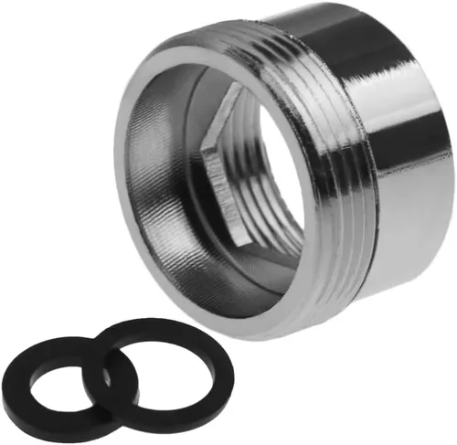 Miniatura 8 de Adaptador de aireador de agua para grifo, conector de aireador de filtro de agua de grifo de latón, adaptador de rosca NPT de 1.024 in a 0.866 in