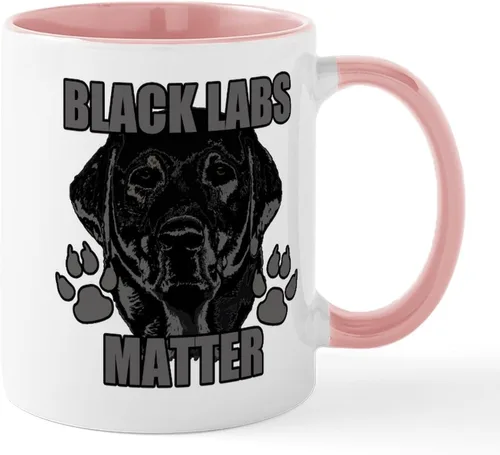 Miniatura 11 de CafePress Black Lab Mug Taza de café de cerámica de 11 oz (11.0 fl oz)