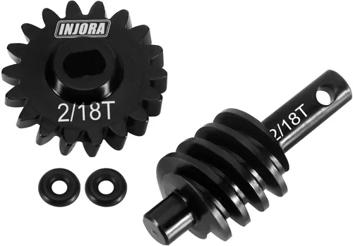 Miniatura 9 de INJORA Engranajes de acero de eje diferencial de sobremarcha 14T engranajes helicoidales piezas de actualización para AX24 SCX24 C10 JLU Gladiator