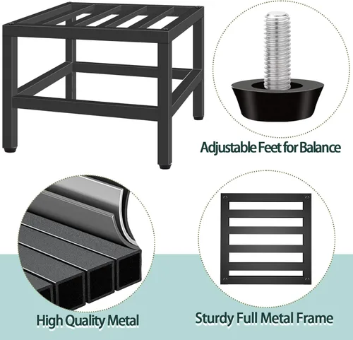 Miniatura 3 de Lilybud- lily Soporte para Plantas de Interior y Exterior, 2 Piezas Soportes para Plantas de Metal Resistente Soporte de Pedestal