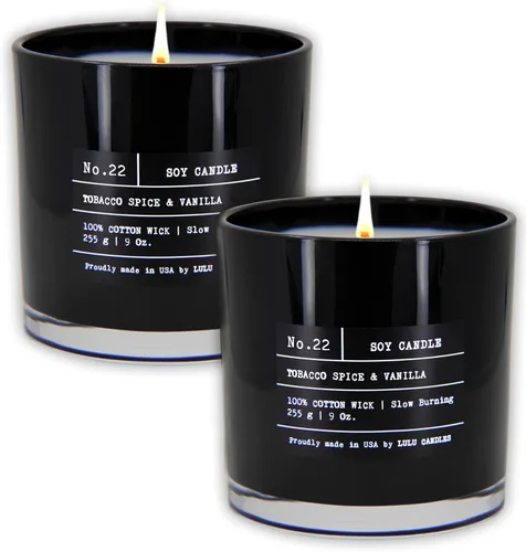 Miniatura 20 de Lulu Candles Sexy Man Vela perfumada de lujo en tarro de soja Vertida a mano en los Estados Unidos Altamente perfumada y duradera