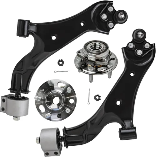 Miniatura 98 de Detroit Axle - Kit de nudillos de dirección delantera izquierda para Ford Edge Lincoln MKX 07-10, cojinete de rueda del lado del conductor, nudillo