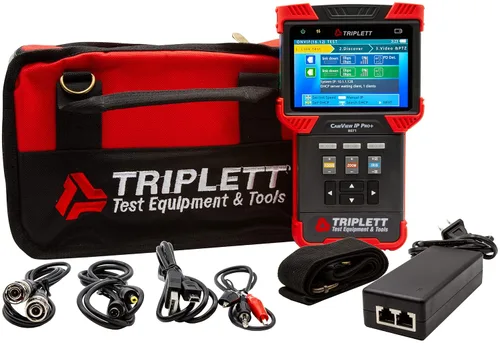 Miniatura 4 de Triplett 8071 CamView IP Pro+ CCTV Cámara Probador con servidor DHCP incorporado - IP, NTSC/PAL, AHD, TVI
