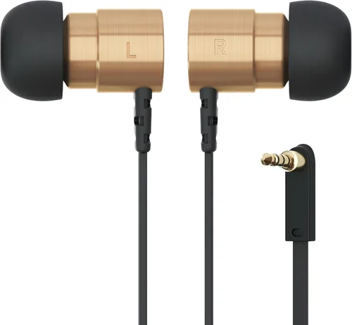 Miniatura 6 de Symphonized Auriculares de metal con cable con micrófono, auriculares intrauditivos con control remoto para computadora, computadora portátil