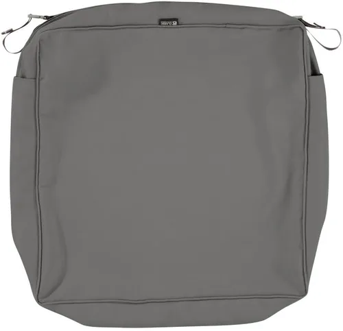 Miniatura 25 de Classic Accessories Montlake - Funda de cojín cuadrada resistente al agua de 23 x 23 x 5 pulgadas, para asiento de exterior, funda de cojín