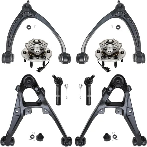 Miniatura 74 de Detroit Axle - Kit de extremo delantero RWD para Chrysler 300 Dodge Challenger Charger Upper Lower Control Arms rótulas de rodamiento de rueda Bujes