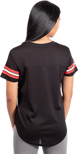 Miniatura 3 de Ultra Game - Camiseta de malla súper suave oficial de la NBA para mujer Negro