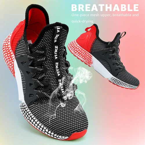 Miniatura 4 de WETIKE - Zapatos de malla para niños, ligeros, de correr, con talón abierto