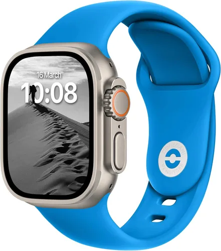 Miniatura 36 de ELETTRONEO SB Correa Deportiva para Bandas de Apple Watch Mujeres Ultra 3 2 49mm, Series 11 10 46mm, 9 8 7 45mm 41mm, SE 6 5 4 44mm 40mm, 3 2 1 42mm