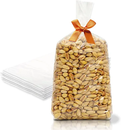 Miniatura 19 de Bolsas de polietileno transparentes con fuelle – 4 x 2 x 8 pulgadas, paquete de 1000 bolsas de plástico con fuelle lateral, a prueba de fugas