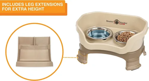 Miniatura 6 de Neater Feeder Deluxe - Tazones elevados de lujo para gatos a prueba de desorden para todas las razas, fabricados en Estados Unidos, tazones elevados