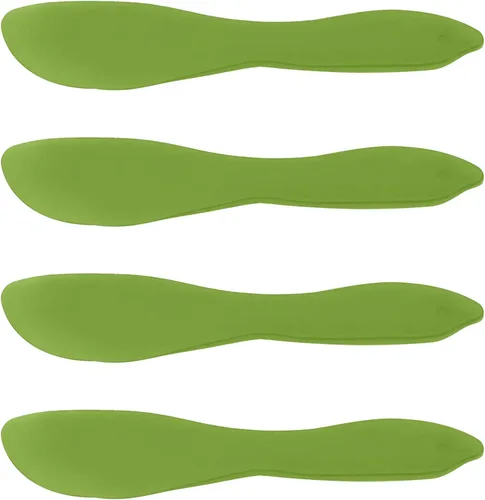 Miniatura 16 de Linden Sweden Juego de 2 esparcidores multiusos, gris carbón, cuchillo versátil para mantequilla para queso suave, mantequilla de maní, glaseado