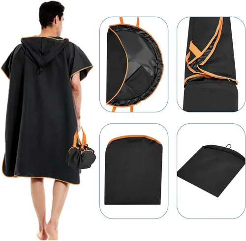 Miniatura 4 de 2 in 1 Wetsuit Mat, Waterproof Beach Storage Bag, Surf Mat, for Men & Women Naranja