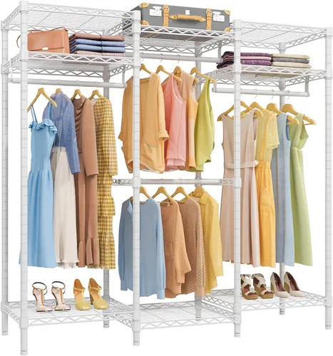 Miniatura 10 de VIPEK V5i Perchero de Ropa Armarios de Dormitorio Organizador de Closet Independiente, Closet Guardarropa Portátil Perchero de Ropa Resistente con 8