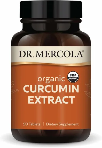 Miniatura 7 de Dr. Mercola Extracto de curcumina orgánico - Apoya la salud celular y la actividad antioxidante - Curcuminoides micronizados - Sin pimienta negra