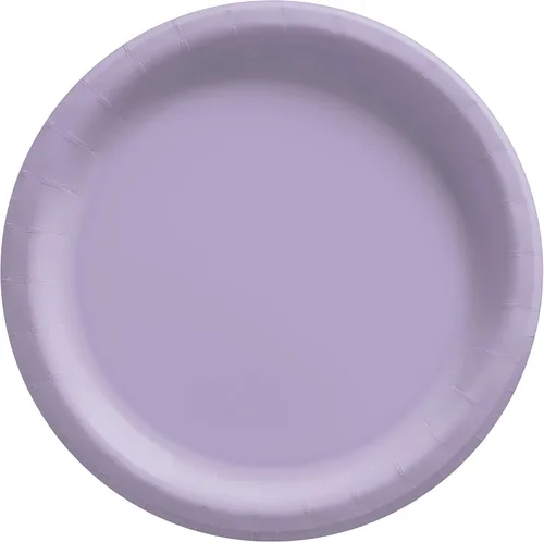Miniatura 8 de Platos redondos de papel caribeños, 6.75 pulgadas (50 unidades), esenciales resistentes y ecológicos, perfectos para celebraciones y eventos Azul