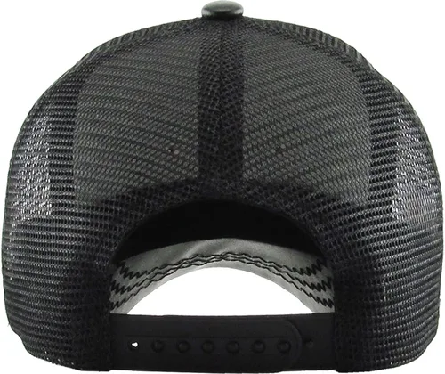 Miniatura 4 de Gorra de camionero ajustable con insignia dorada de República Dominicana