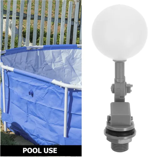 Miniatura 7 de 2pcs Adjustable Plastic Float Valve 1/2 Inch Reservoir Water Level Control Valve Automatic Shut off Float for Tank and Small Pools