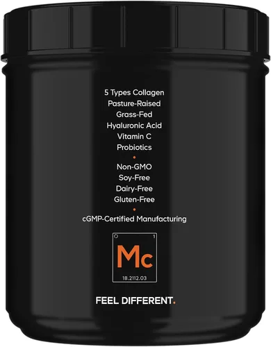 Miniatura 9 de Codeage Péptidos de colágeno múltiple + probióticos edición negra, vitamina C, suplemento en polvo de ácido hialurónico, alimentado con pasto