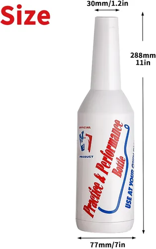Miniatura 2 de SuproBarware 1 botella Flair de práctica de barman botellas de práctica de barman de 25 oz/25.4 fl oz, kit de barman de estilo blanco, barra
