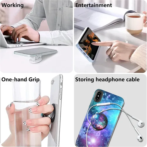 Miniatura 4 de Soporte De Teléfono Celular Plegable Expandiendo Zócalos De Teléfono Titular De Agarre De Dedo Para Smartphone