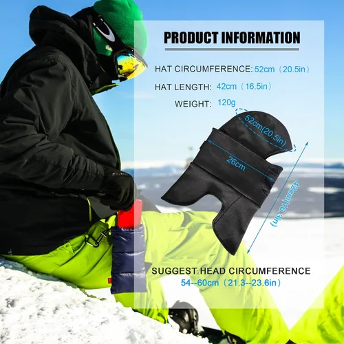Miniatura 5 de LMMHEIZI Pasamontañas - Máscara de esquí cálida de invierno para esquí, snowboard