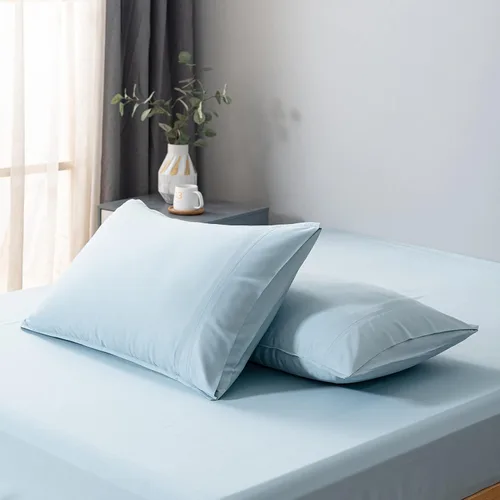 Miniatura 17 de Bella Coterie - Juego de fundas de almohada de viscosa de bambú de lujo, 100% cultivadas orgánicamente, ultra suave, refrescante, 2 piezas [Champán]