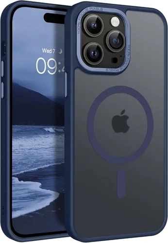 Miniatura 24 de BENTOBEN Funda magnética para iPhone 14 Pro [compatible con Magsafe] translúcida mate 14 Pro, delgada, a prueba de golpes, para mujeres, hombres