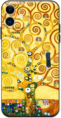 Miniatura 48 de Berkin Arts Funda de silicona compatible con iPhone 12 con protector de pantalla de flores ornamentales intrincadas rosas