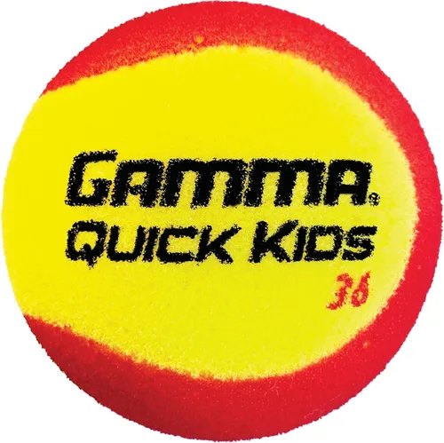 Miniatura 10 de GAMMA Quick Kids Training Tennis Balls for Kids & Beginners, Low-Compression Core Reduces Speed & Bounce, Great for Tennis Practice, USTA & ITF