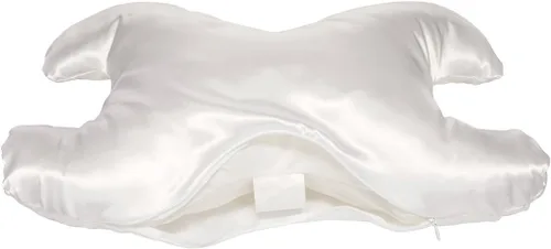 Miniatura 2 de SAVE MY FACE!" PILLOW THE ORIGINAL ANTI-WRINKLE PILLOWETTE Le Grand Pillow (Satín, Blanco)
