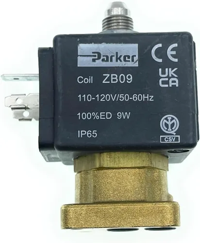 Miniatura 2 de Válvula solenoide de 3 vías - Bobina ZB09 9W - Reemplazo para varias máquinas de espresso (110, voltios)