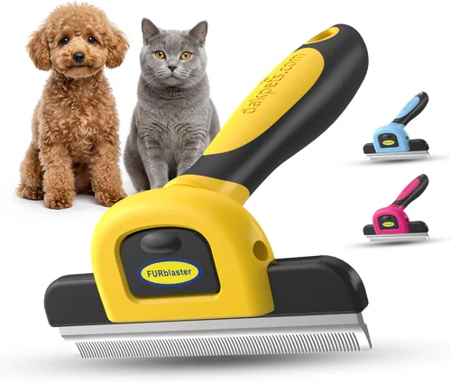 Cepillo DarkPets para gatos y perros para animales pequeños, medianos y grandes, con pelo corto a largo Reduce drásticamente el desprendimiento de