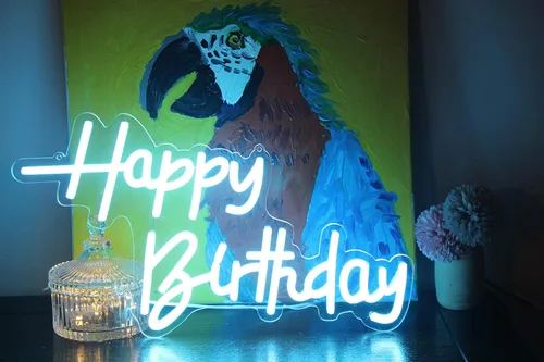 Miniatura 26 de Ulalaza Letrero de neón LED para decoración de pared, fiesta, dormitorio, habitación, bar, boda, hogar, cumpleaños, decoración artística, Navidad
