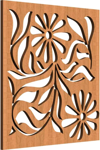 Miniatura 21 de Barryton - Paneles decorativos de madera con calado, extra pequeños, 7 3/8 pulgadas de ancho x 7 3/8 pulgadas de alto x 1/4 pulgadas de alto, roble